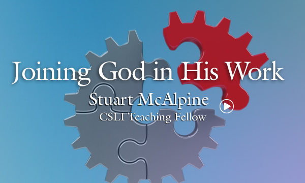 Joining God - Stuart McAlpine