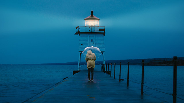 Lighthouse storm