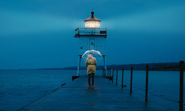 Lighthouse storm
