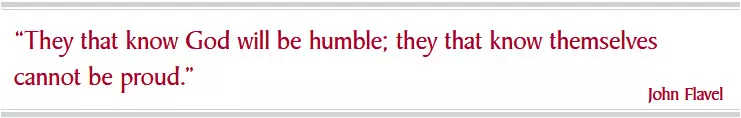 John Flavel on Pride and Humility