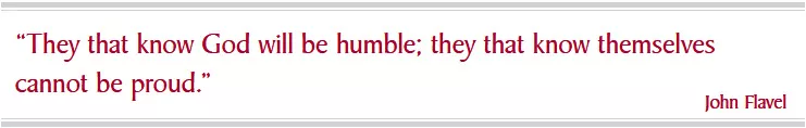 John Flavel on Pride and Humility